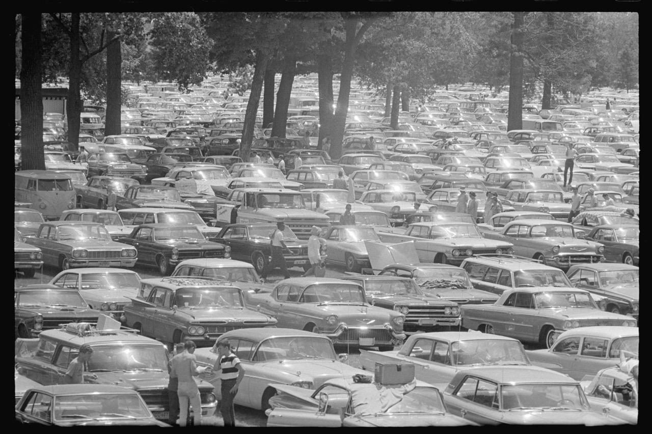 Joel Meyerowitz, Indy 500, Cars In Parking Area, Indianapolis, Indiana, USA, 1965